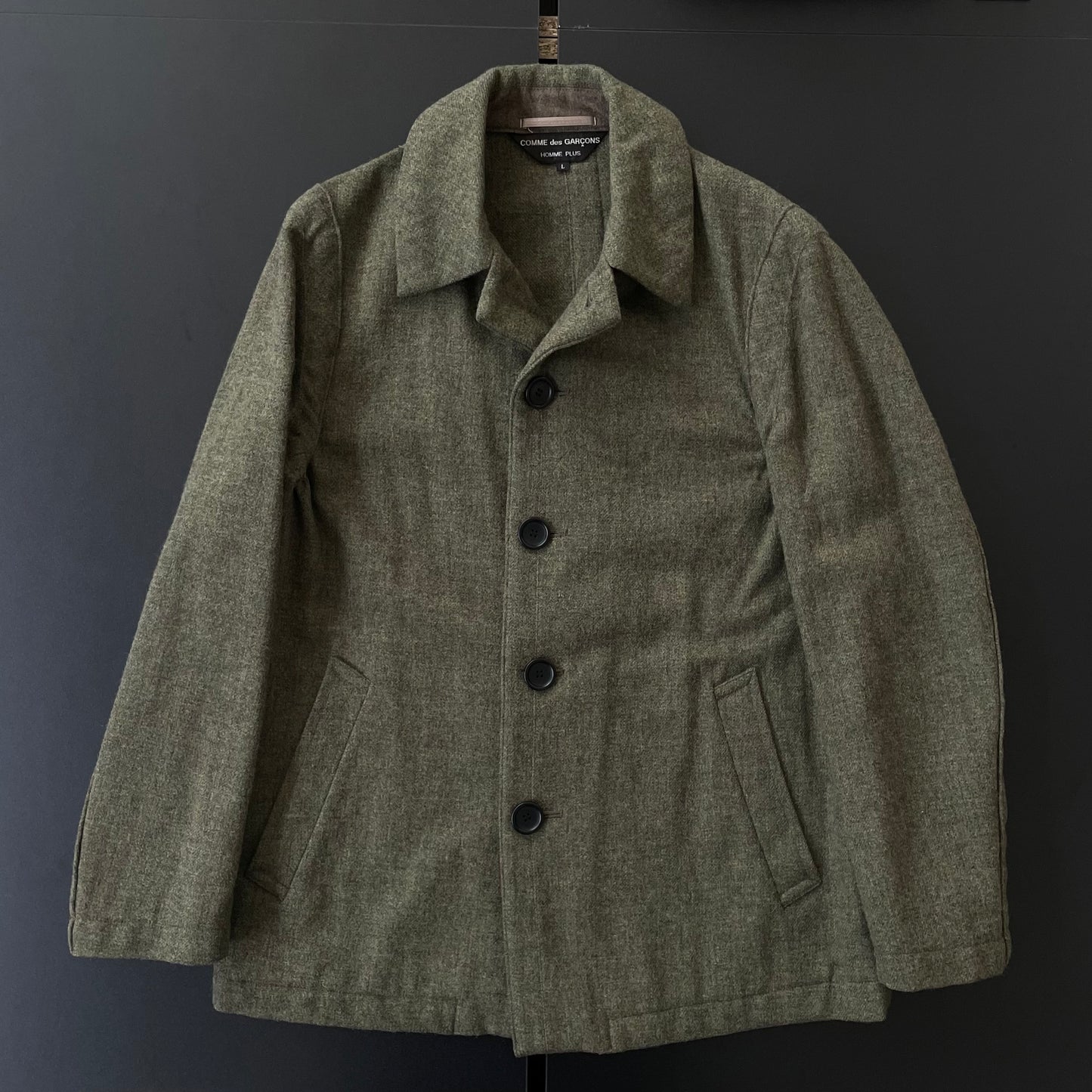1998aw comme des garcons homme plus wool half coat L