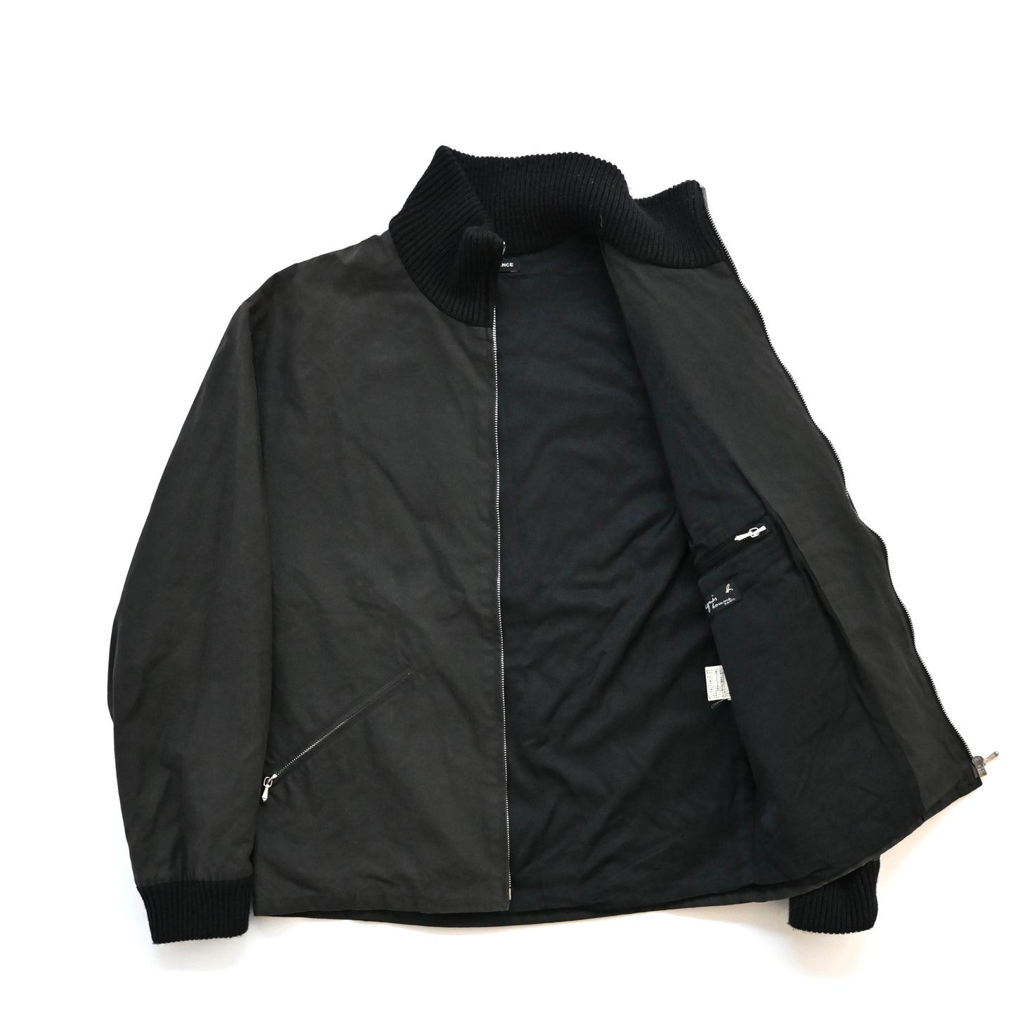 1990s agnes b kint docking High neck cotton blouson 48