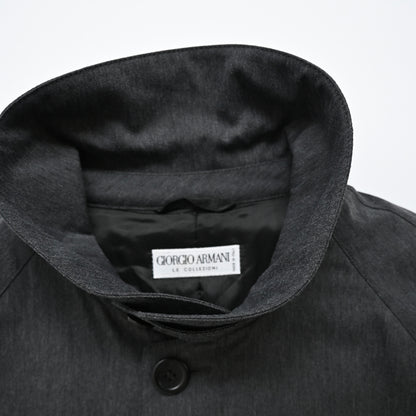1990s giorgio armani cotton long coat 52