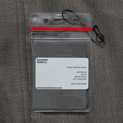2025ss kiko kostadinov zafar cropped jacket 48