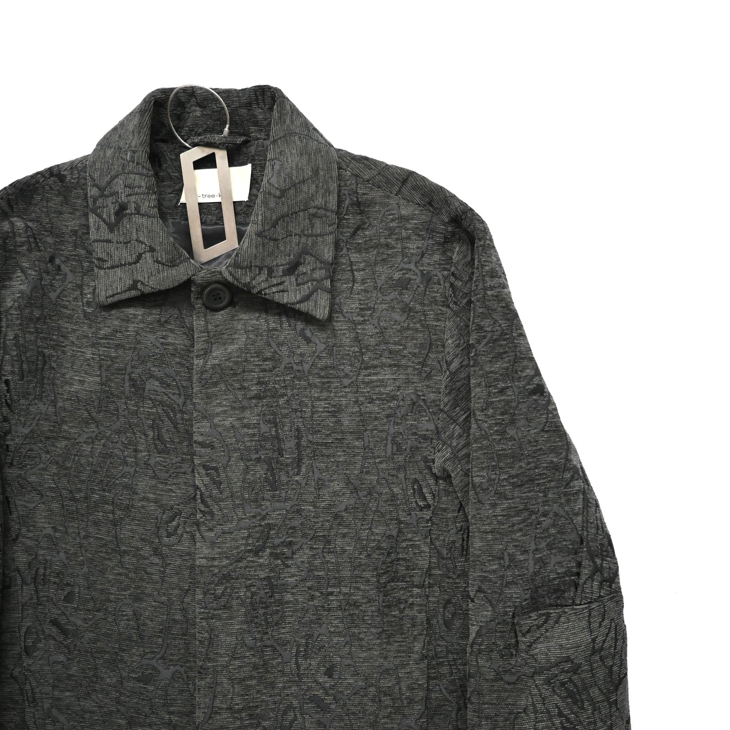 2023aw pet tree kor textured pattern polamide jacket 48