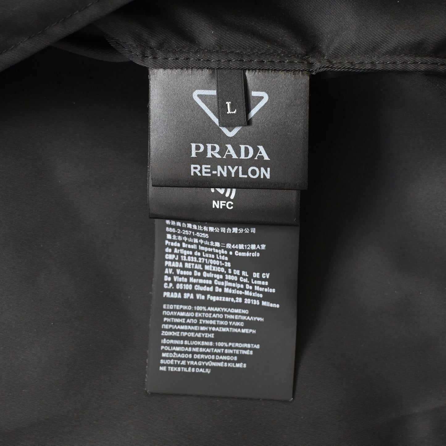 2021ss prada sc449 re nylon shirt L