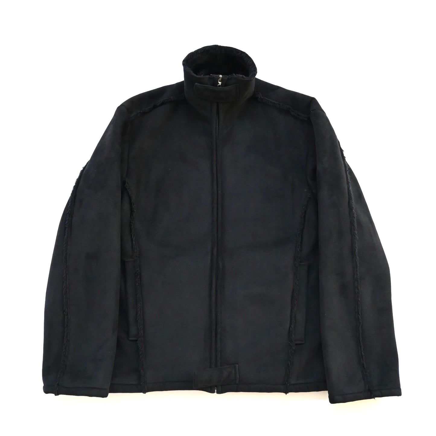 2000aw so by alexander van slobbe fake mouton diviser blouson 48