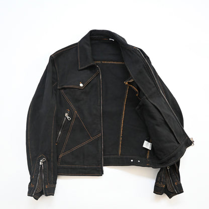 2004ss john galliano western denim jacket 46
