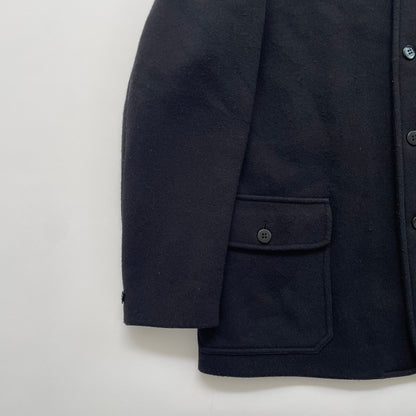 1990s emporio armani wool half coat 48