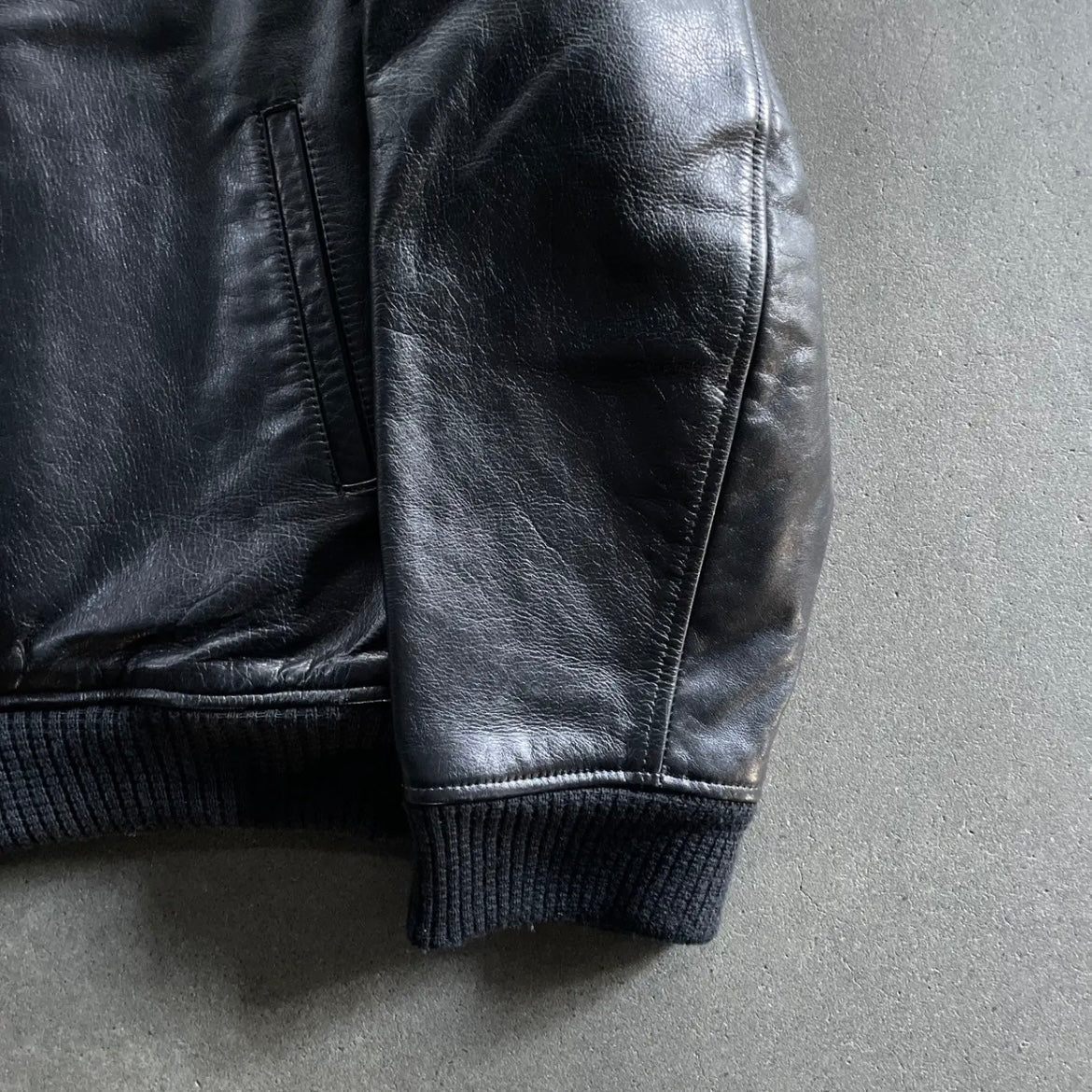 1991aw yohji yamamoto 6.1 the men Go yohji Go pin-a2 leather jacket M