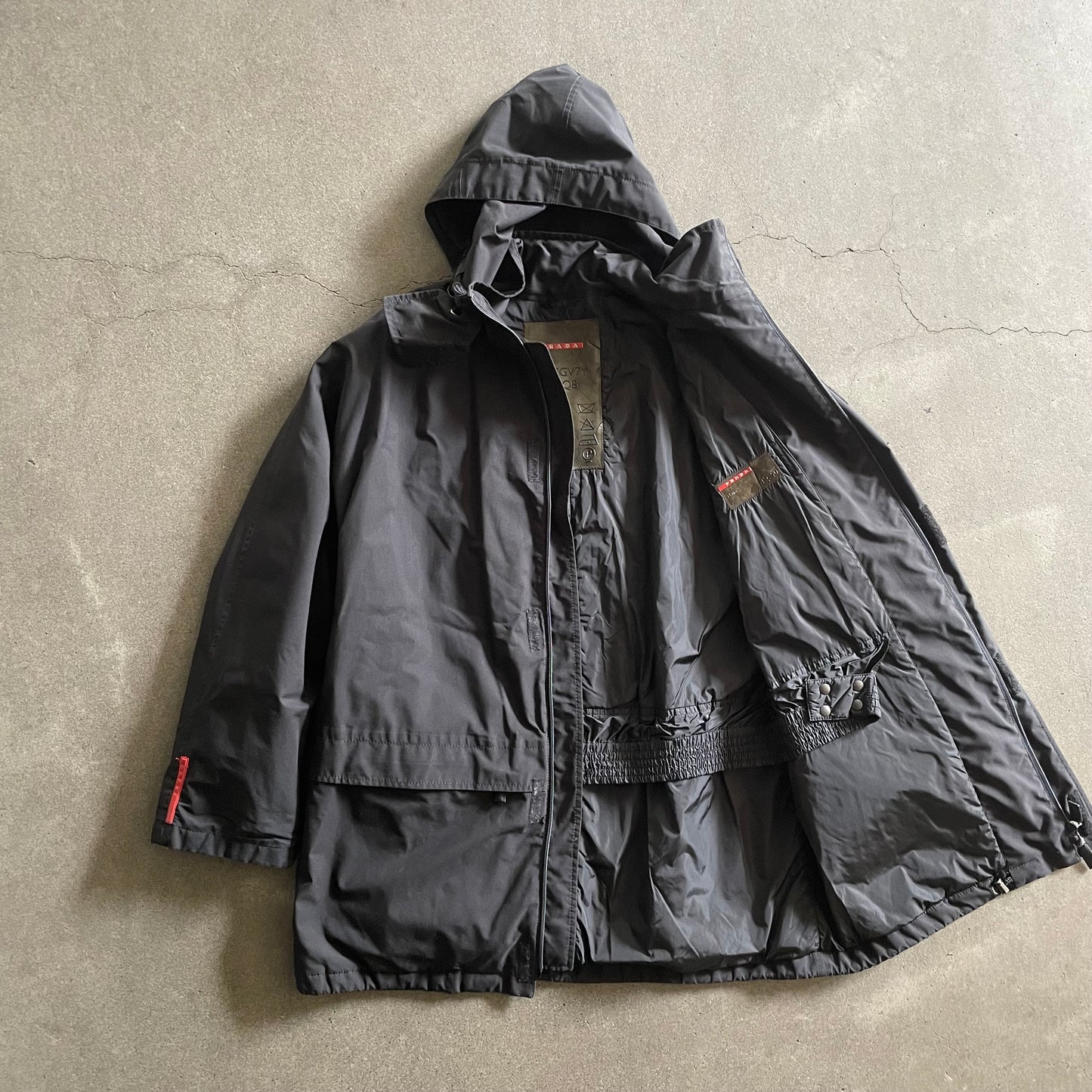 2000s prada sport SGV7Y Gore-Tex nylon blouson 50