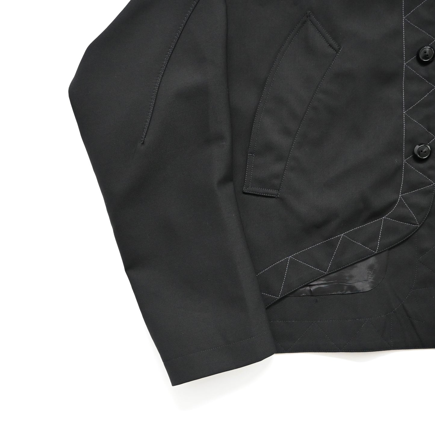 2024aw kiko kostadinov black jacklight jacket 52