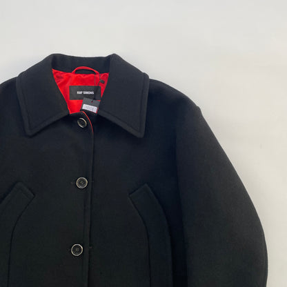 2018aw raf simons heavy wool half coat 48
