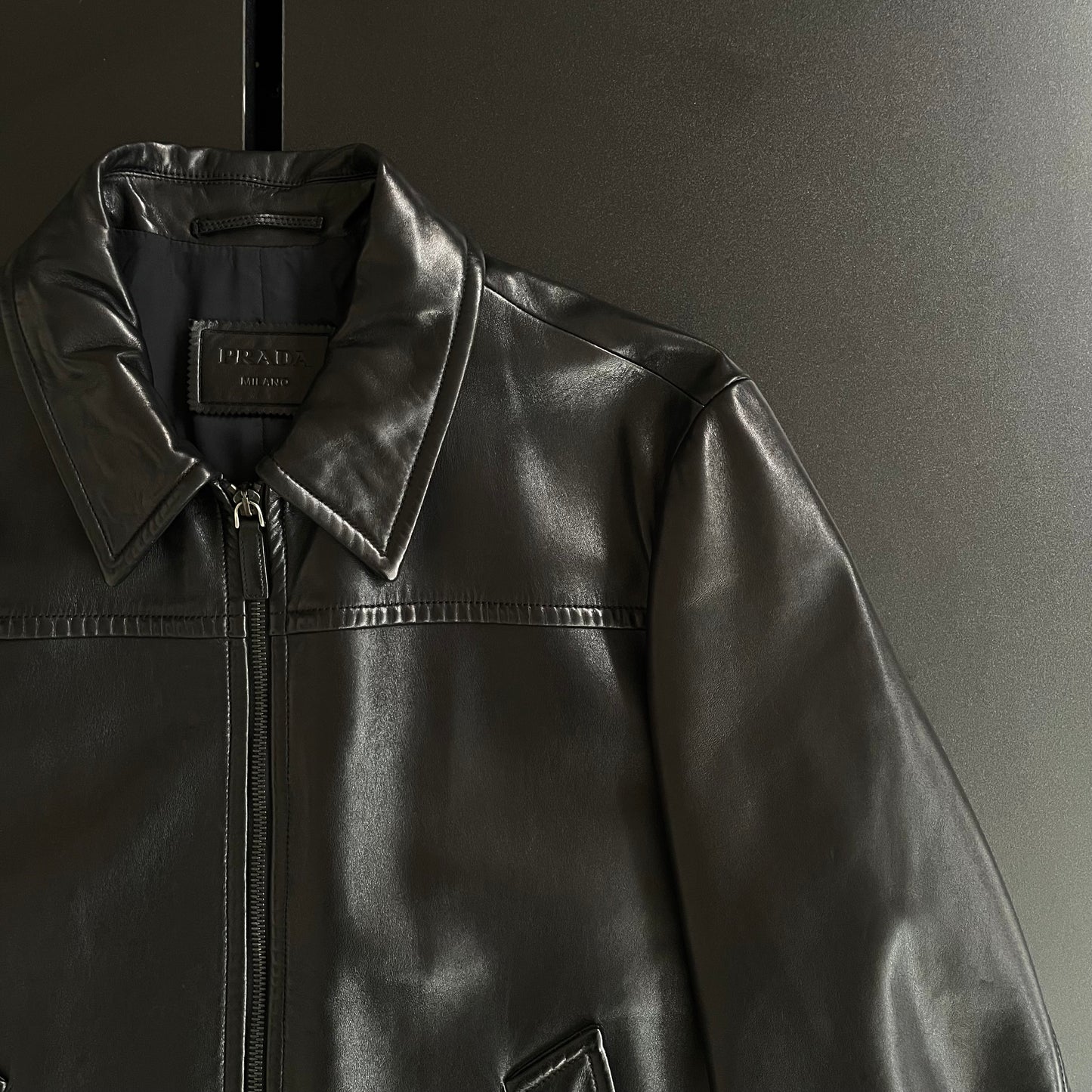 2015aw prada lamb leather  jacket 44