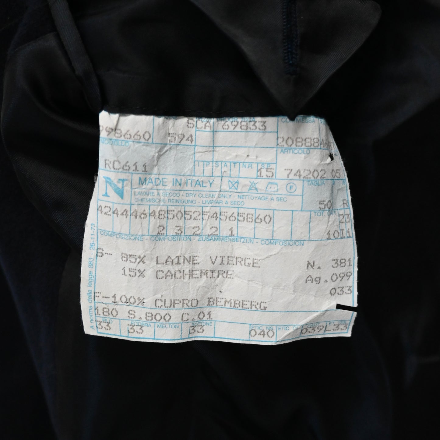 1999aw Yves saint laurent rive gauch wool long coat 50 by Tom ford