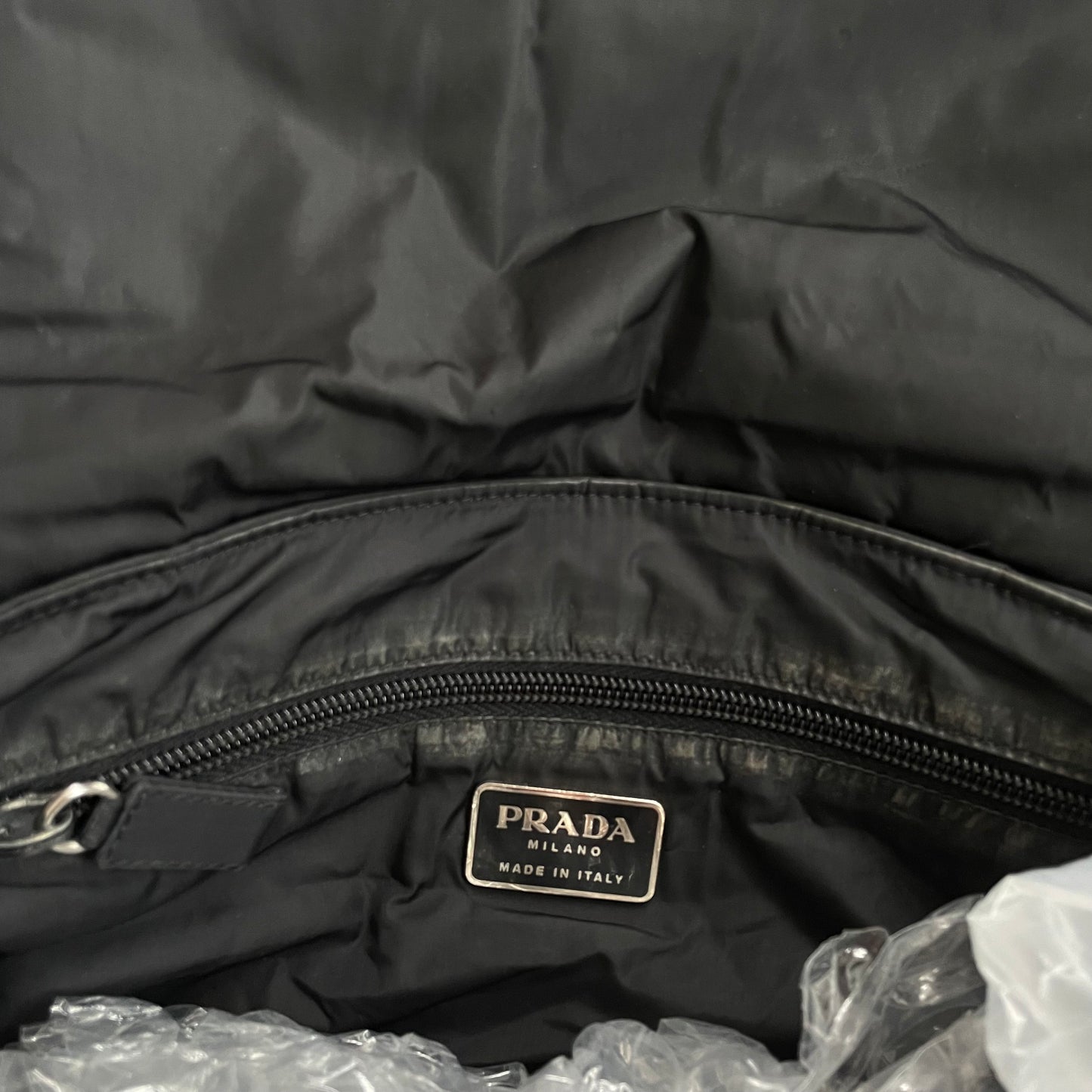 1999aw prada sports fur shoulder bag