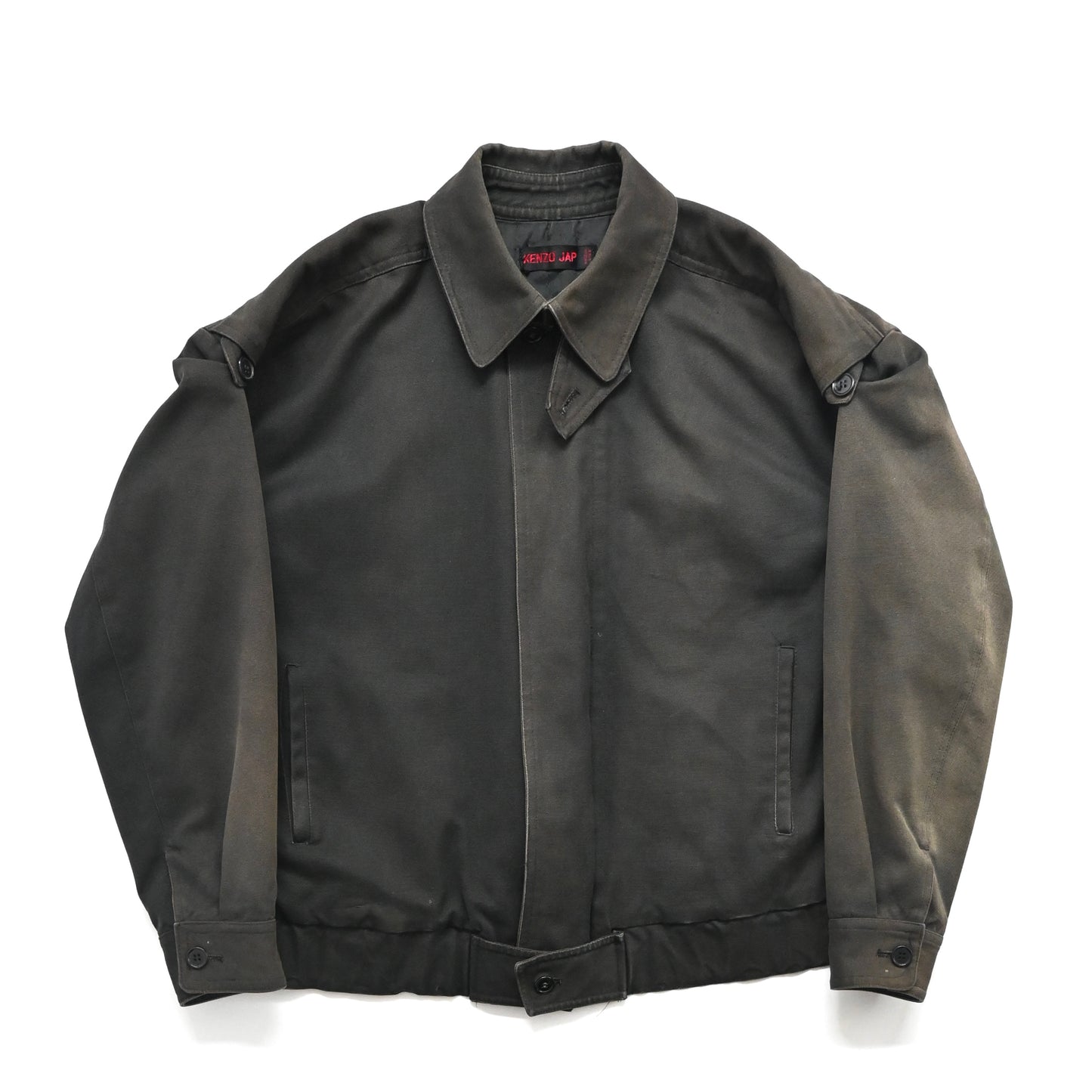 1990s kenzo adjustable sleeve cotton bomber jacket M