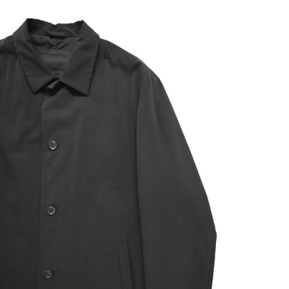 1990s prada polyester long coat L