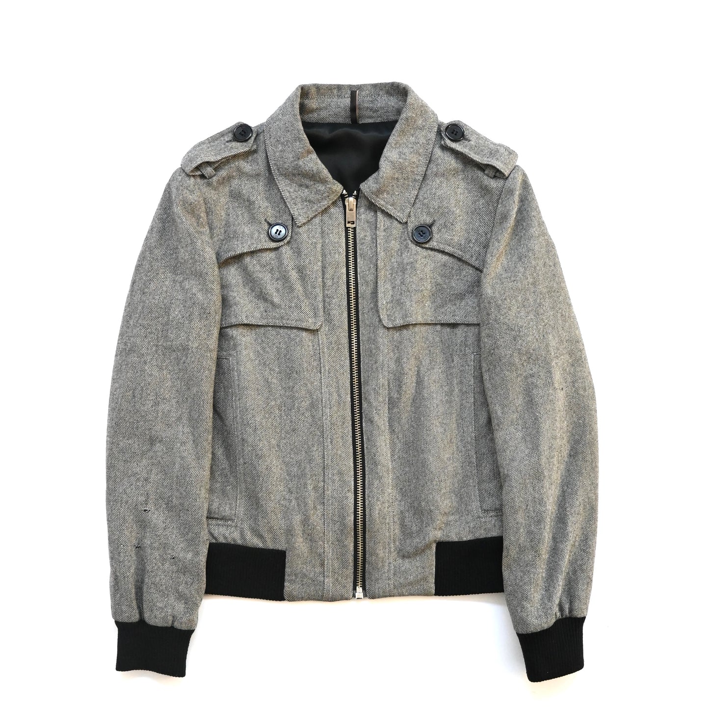 2006aw dior homme tweed wool blouson 44 by Hedi Slimane