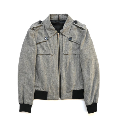 2006aw dior homme tweed wool blouson 44 by Hedi Slimane