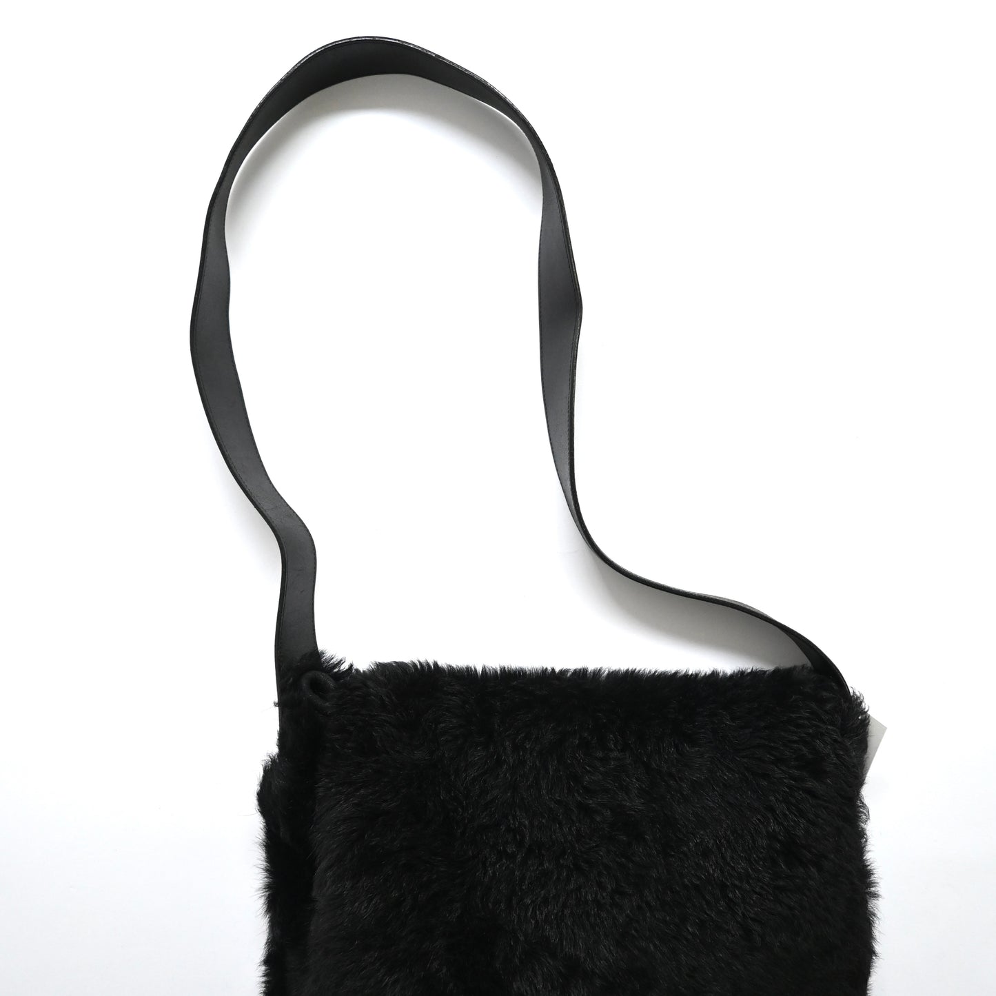 1996ss gucci black fur shoulder bag by tom ford