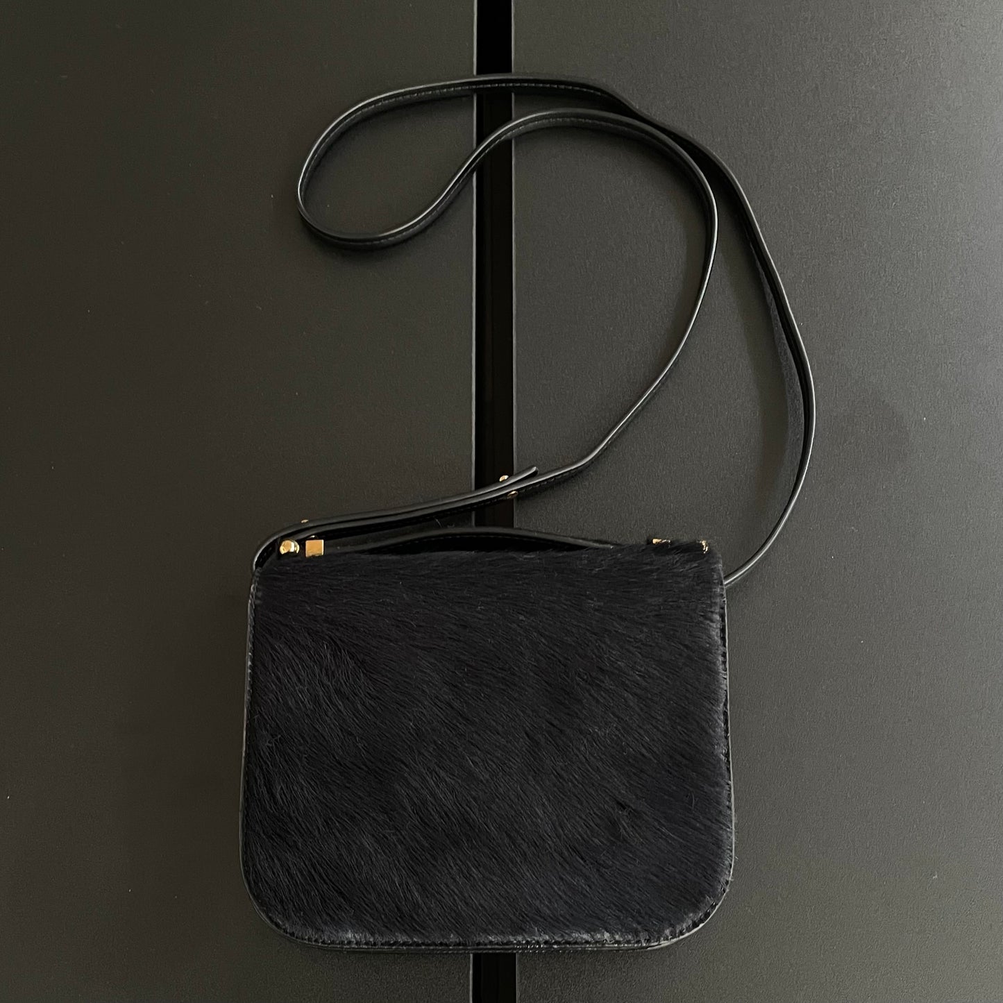 2020ss jil sander fur shoulder bag