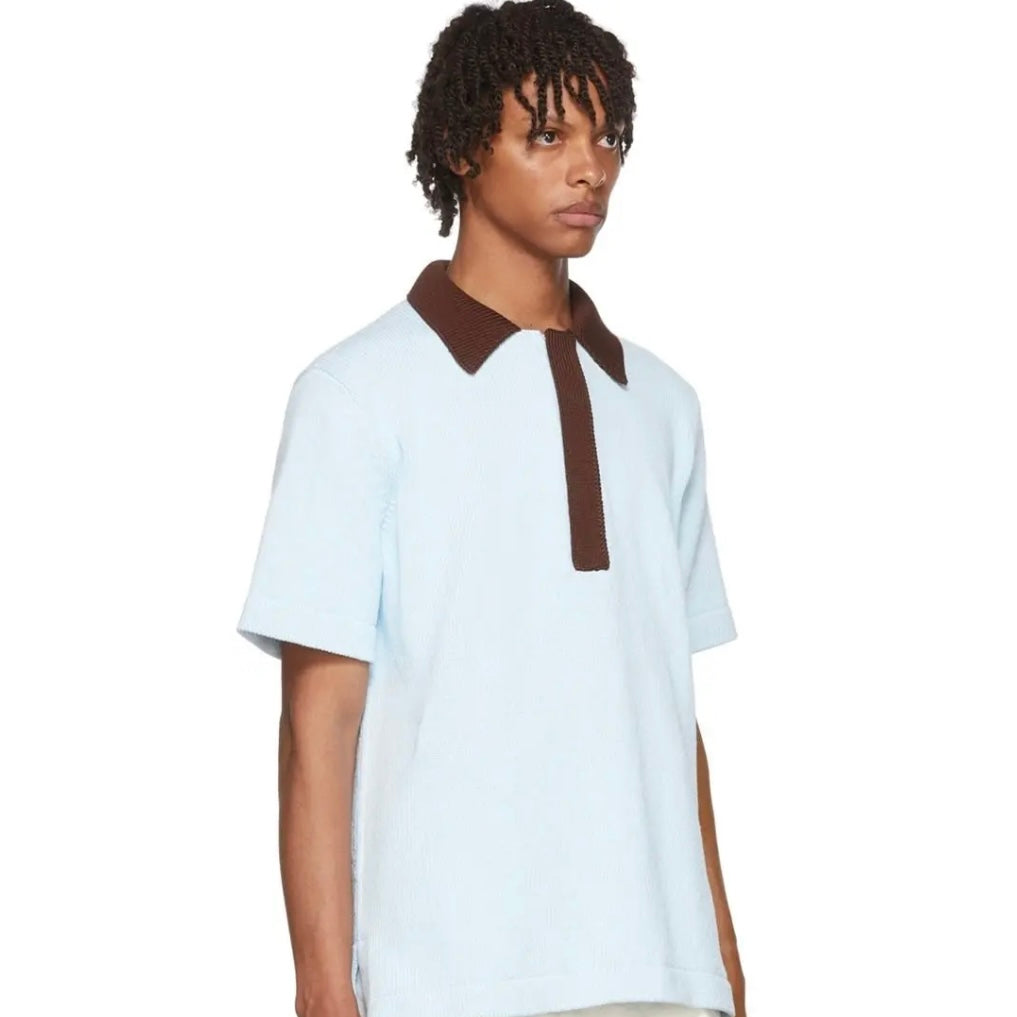 2022ss jil sander heavy cotton polo shirt 48