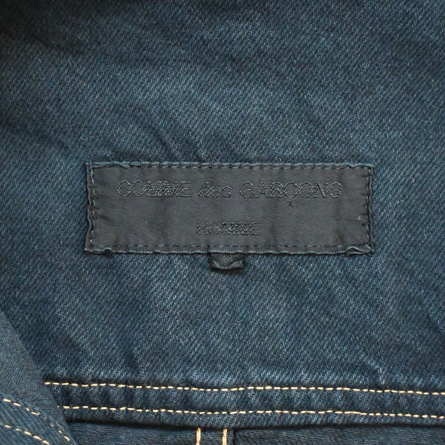 1980s comme des garcons homme denim jacket M