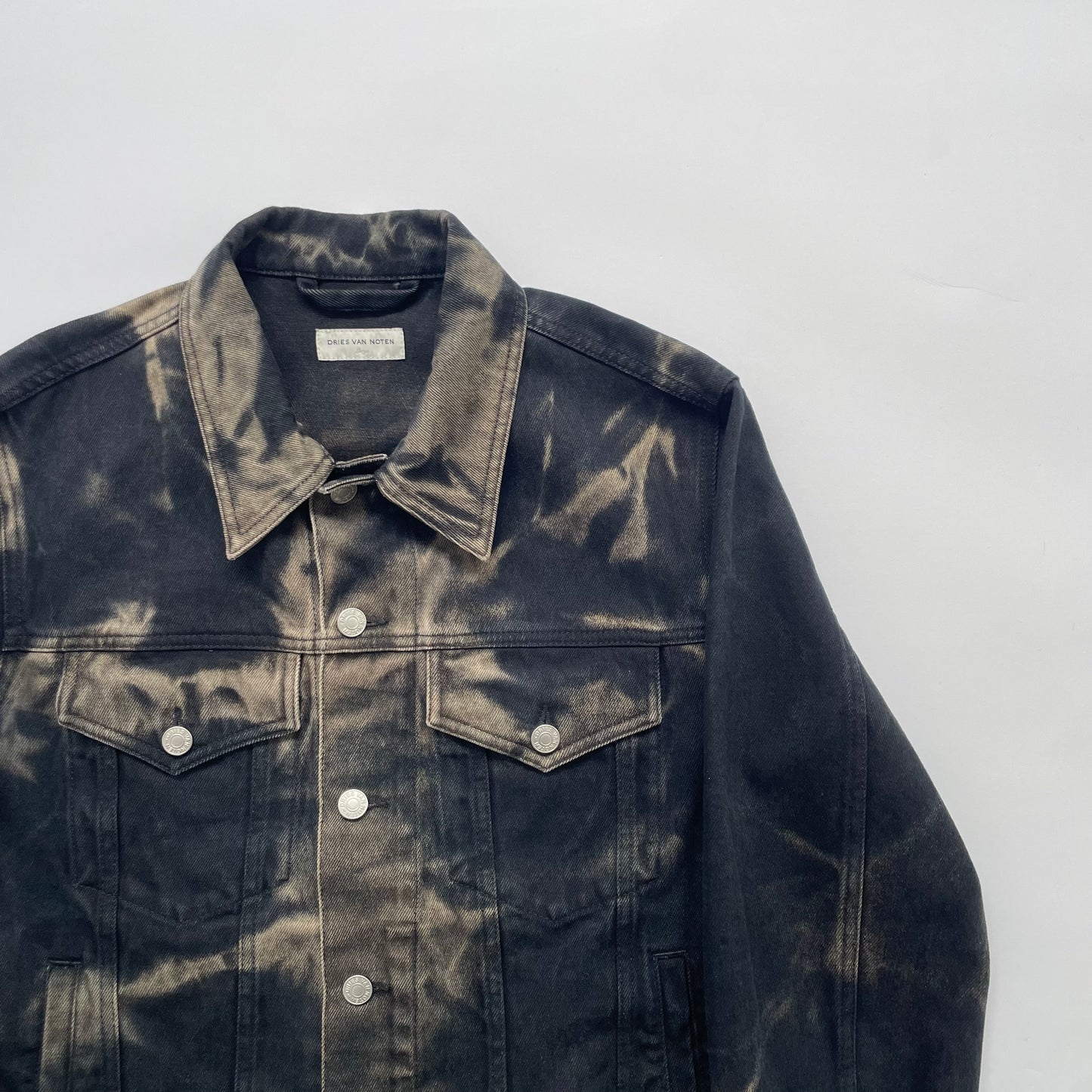 2022ss dries van noten breached denim jacket L