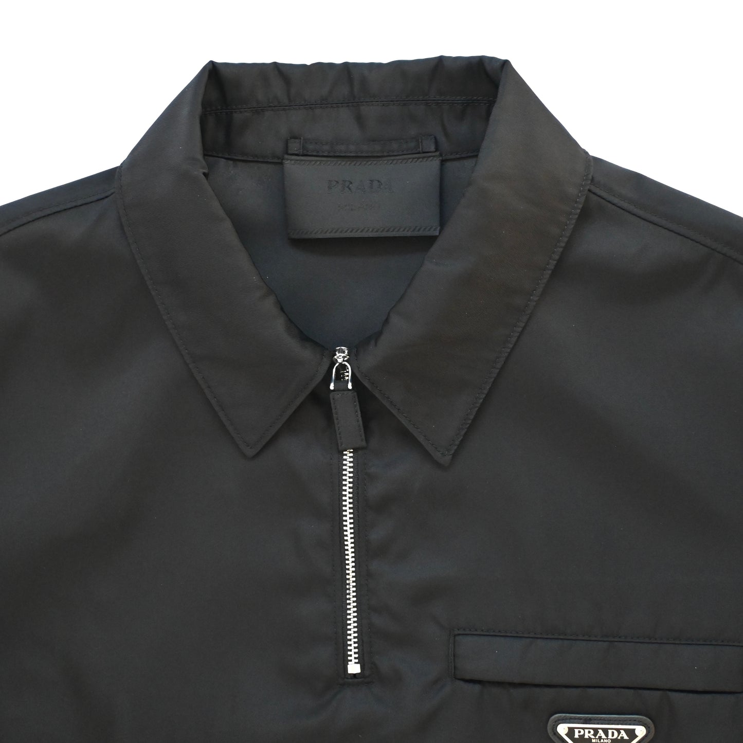2020aw prada sgb751 re nylon half zip blouson 48