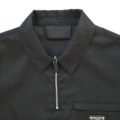 2020aw prada sgb751 re nylon half zip blouson 48