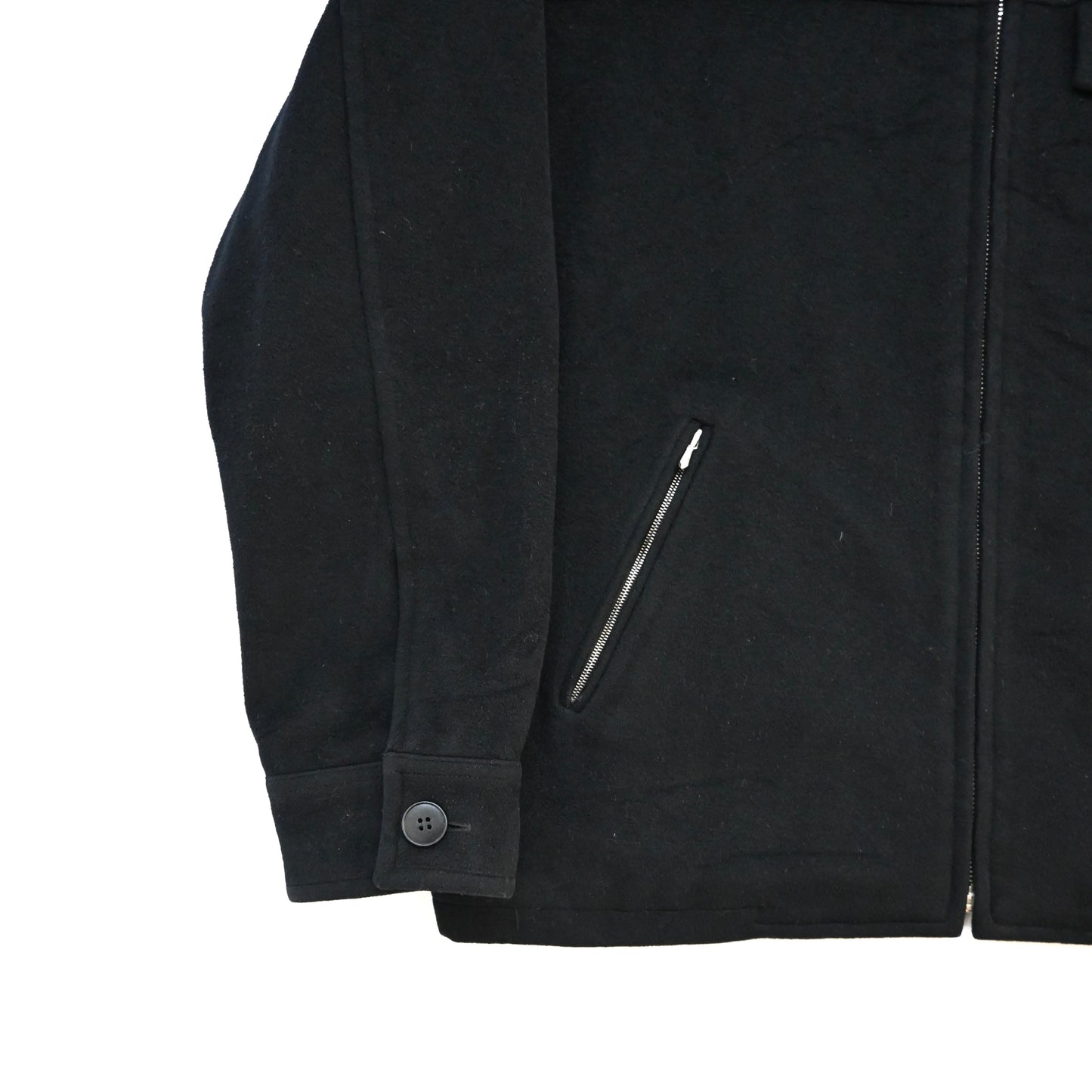 1990s agnes b wool blouson jacket 2