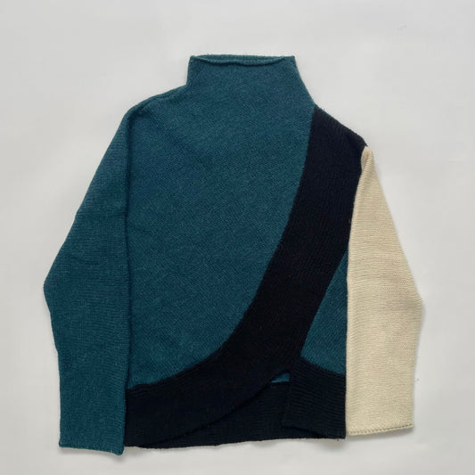 2019aw kiko kostadinov Ggeen merino and alpaca rex sweater S