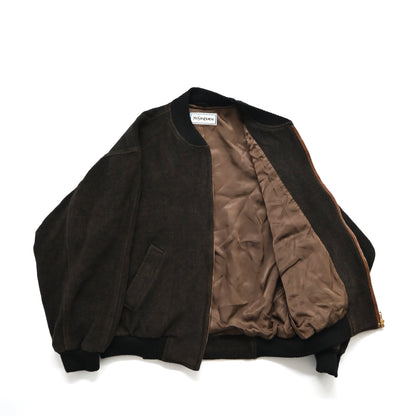 1980s Yves saint laurent wool bomber jacket 50