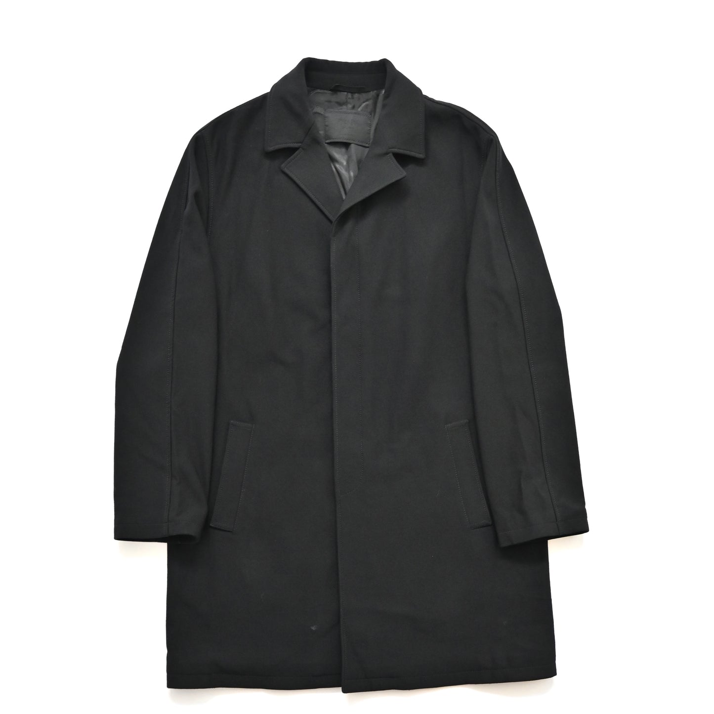 1998aw prada nylon chesterfield coat S