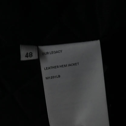 2023aw our legacy black leather hum jacket 48