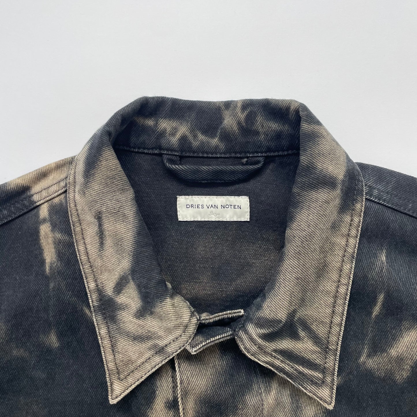 2022ss dries van noten breached denim jacket L