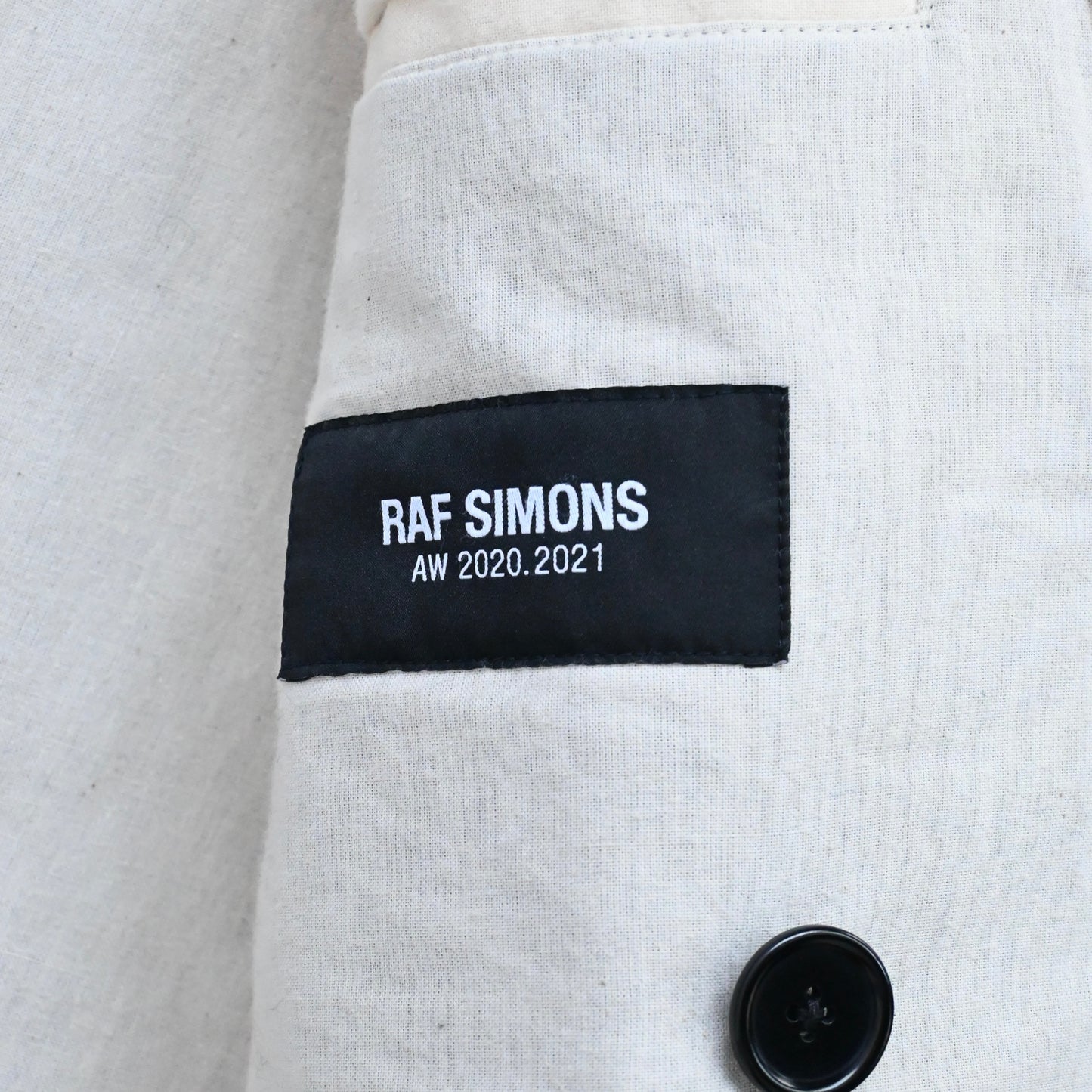 2020aw raf simons chain wool coat 46