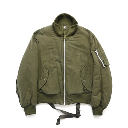 2003aw helmut lang bondage cotton bomber jacket 46