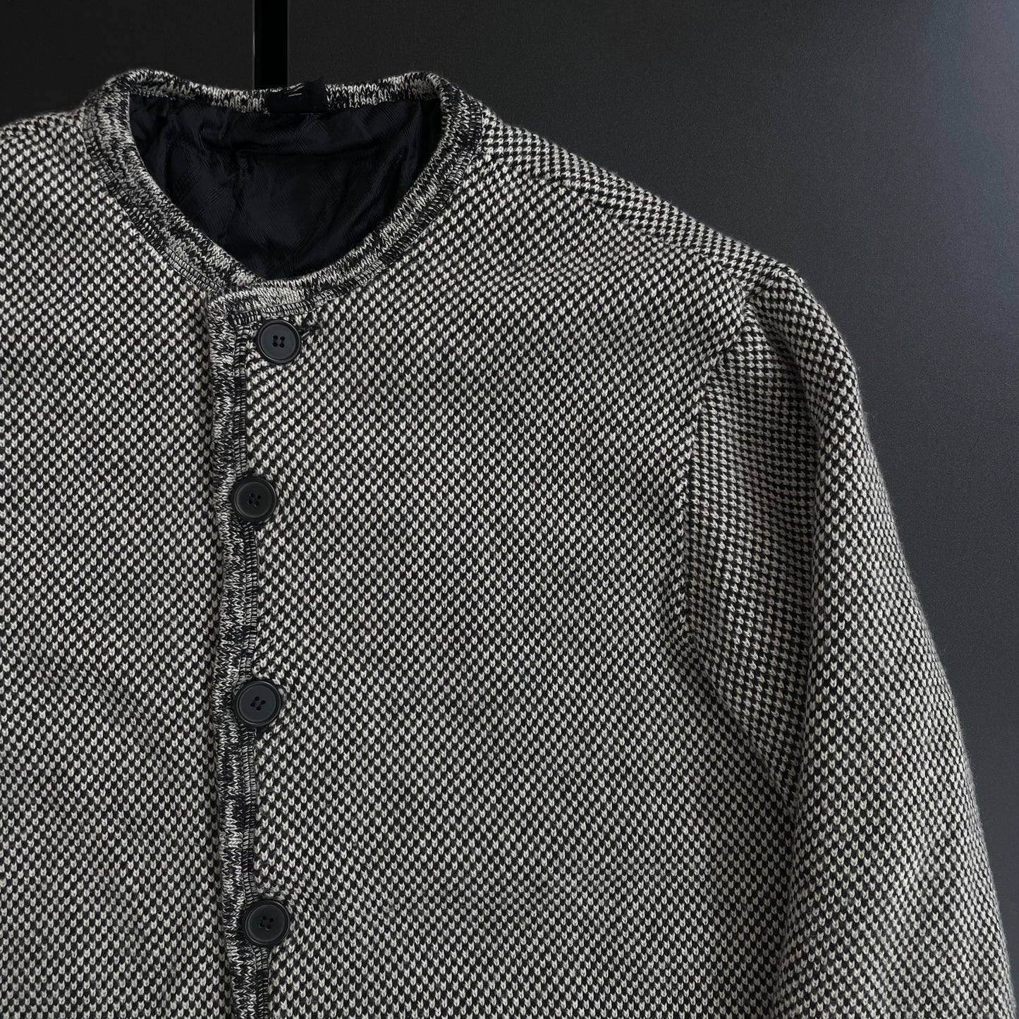 1990s gianfranco ferre tweed jacket 52