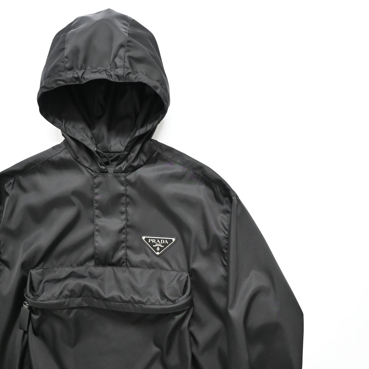 2020ss prada sgb407 anorak nylon hoodie M