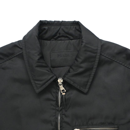 2000s prada front pocket nylon blouson S