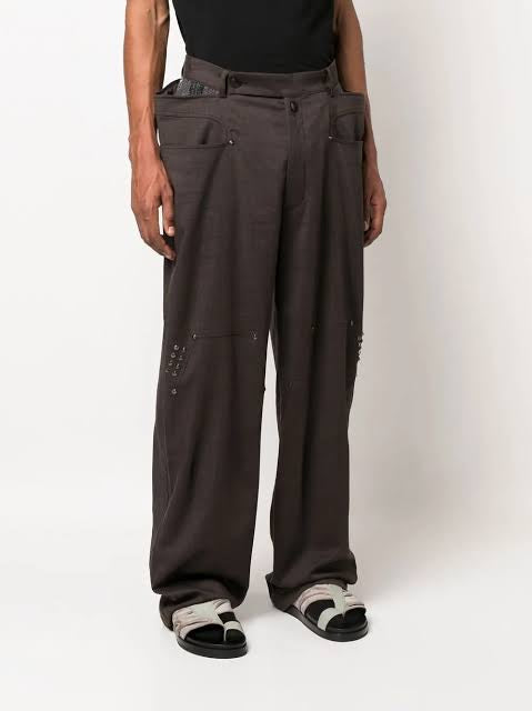 2022aw kiko kostadinov xolo antharas wide trousers 50