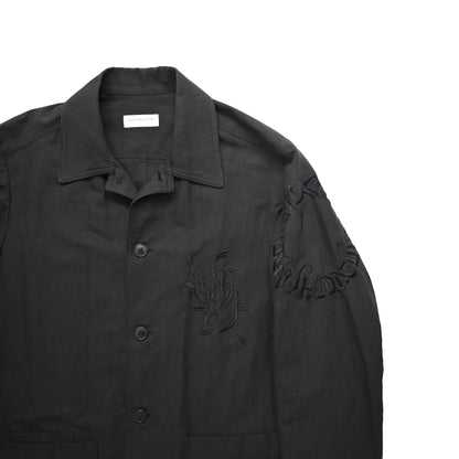2017ss dries van noten embroidered cotton jacket46