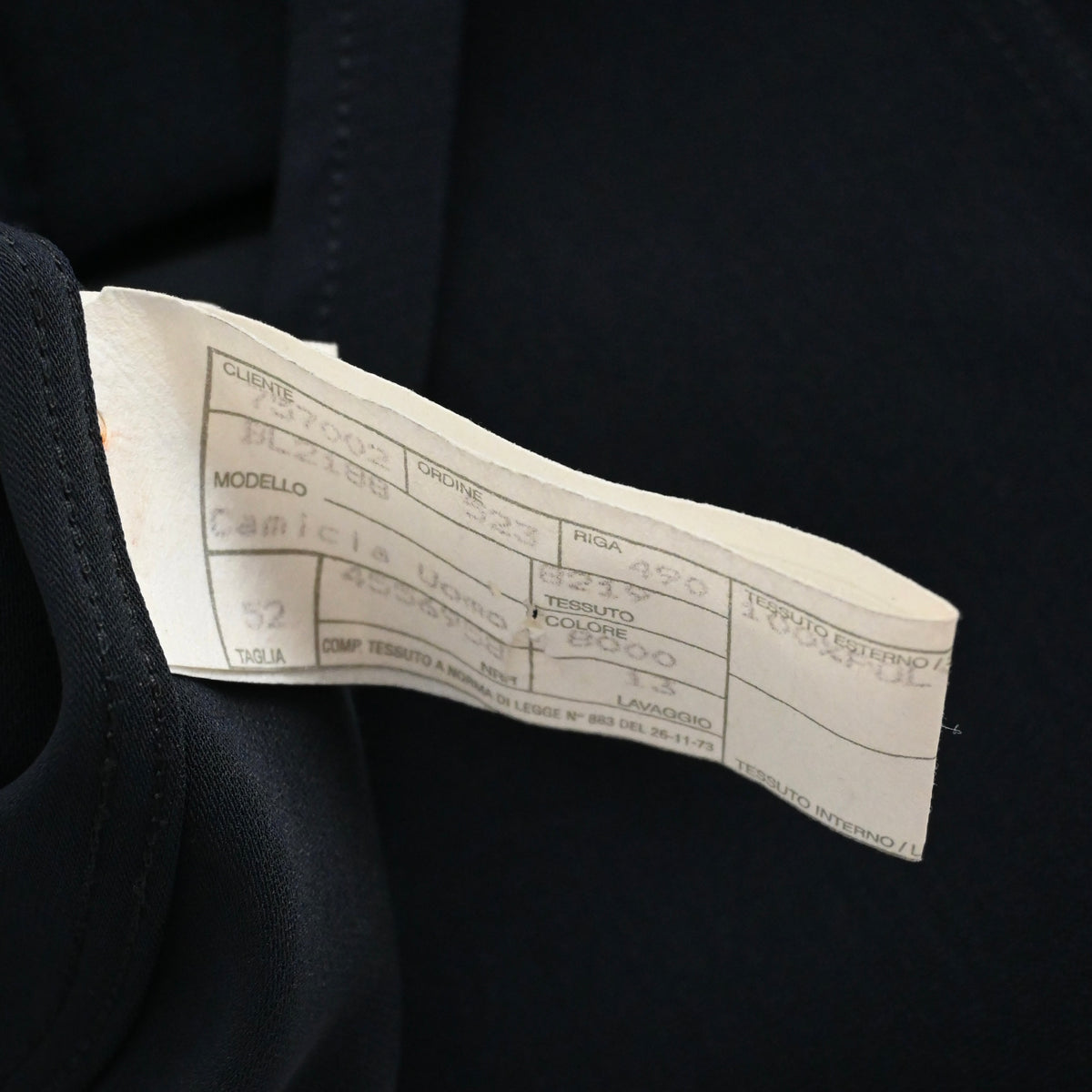 1990s giorgio armani polyester shirt jacket 52