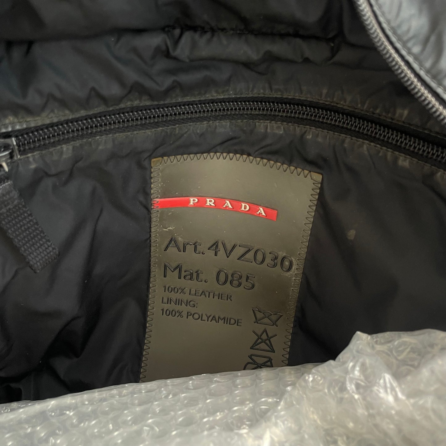 1999aw prada leather backpack