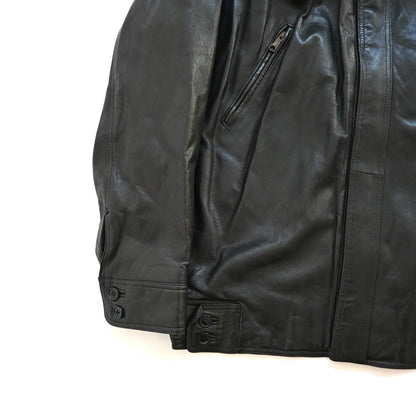 1991aw giorgio armani leather bomber jacket M