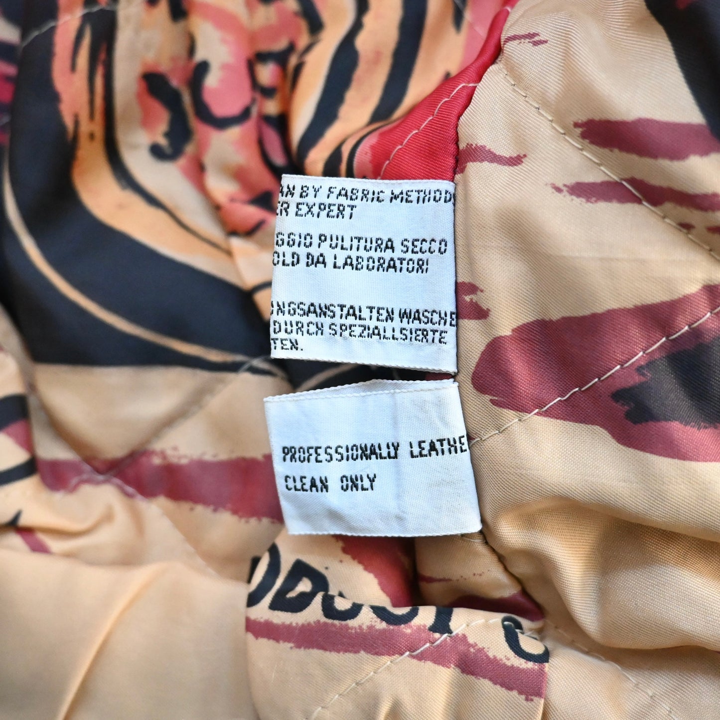 1990s gianfranco ferre cow leather jacket 48