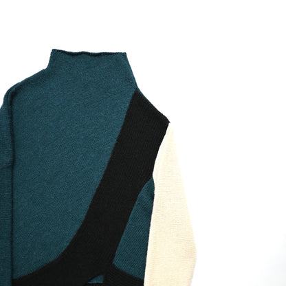 2019aw kiko kostadinov Ggeen merino and alpaca rex sweater S