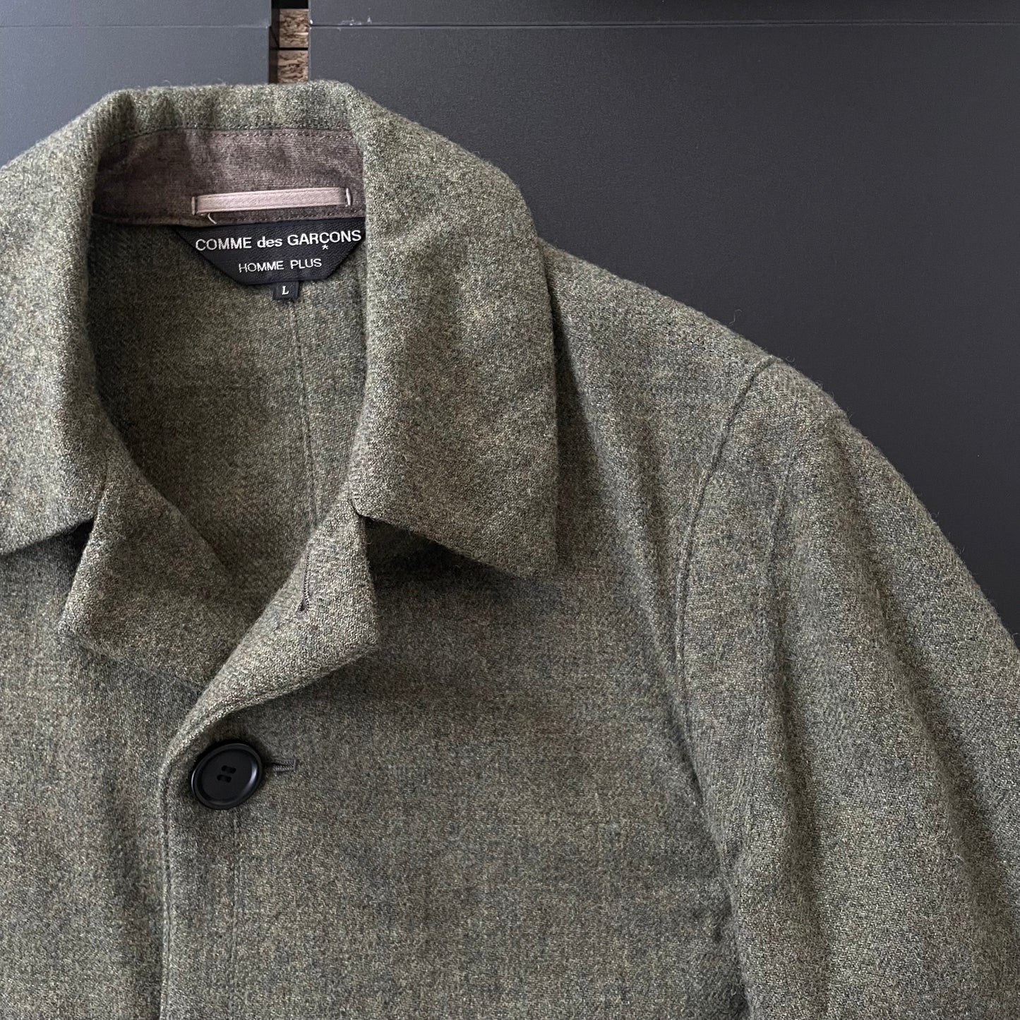 1998aw comme des garcons homme plus wool half coat L