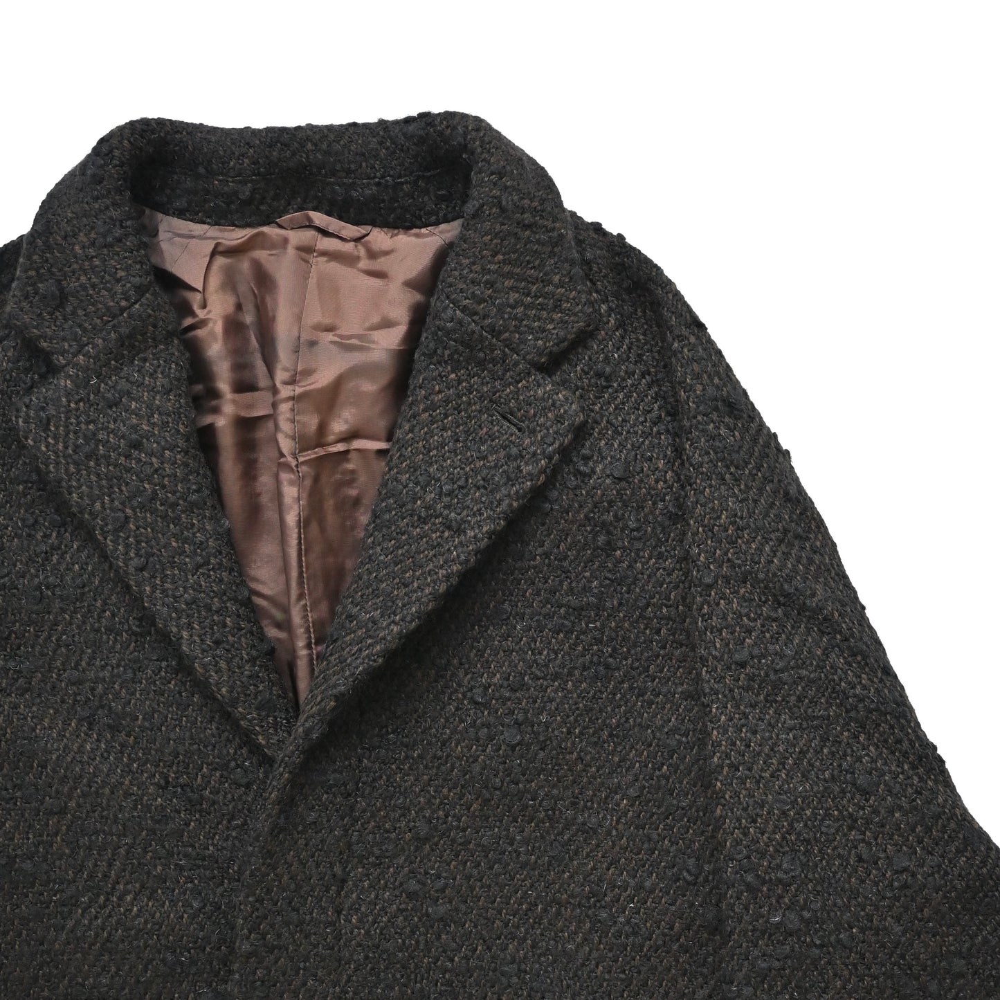 2002aw prada tweed wool chesterfield coat 46