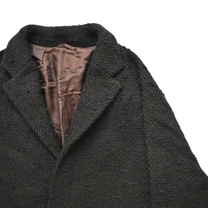 2002aw prada tweed wool chesterfield coat 46