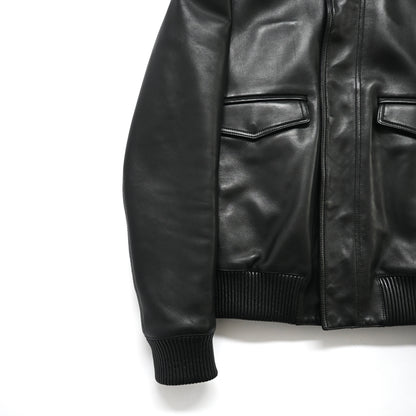 2008aw dior homme A-2 lamb leather jacket 44 by kris van assche