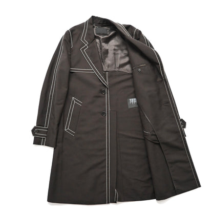 2015ss prada cotton stitch coat 46